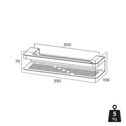 Tiger Douchemand Met Handdoekhouder Caddy Zw -Badkamer Verkoop 123 10