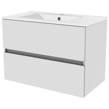 Atlantic By Allibert Badmeubelset Donna 80 Cm Mat Wit 2 Atlantic By Allibert Badmeubelset Donna 80 Cm Mat Wit - Afbeelding 2