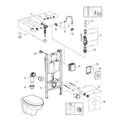 Grohe Inbouwreservoir Lecico Geo Met Randloos Wandcloset -Badkamer Verkoop 123 1191