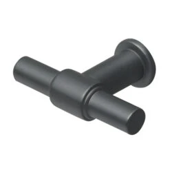 Tiger Maryport Badkamermeubelset 60 Cm Mat Wit Met Matzwarte Polybeton Wastafel En Matzwarte Grepen -Badkamer Verkoop 123 1297