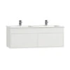 Tiger Helsinki Badkamermeubel 120 Cm Hoogglans Wit Met Wastafel Keramiek Hoogglans Wit