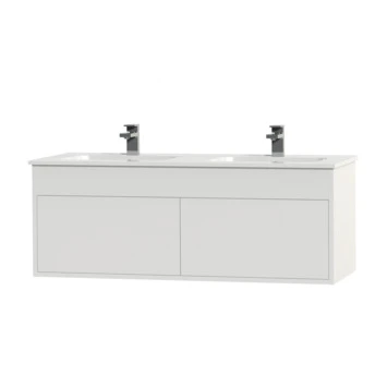 Tiger Helsinki Badkamermeubel 120 Cm Hoogglans Wit Met Wastafel Keramiek Hoogglans Wit 3 Tiger Helsinki Badkamermeubel 120 Cm Hoogglans Wit Met Wastafel Keramiek Hoogglans Wit - Afbeelding 3