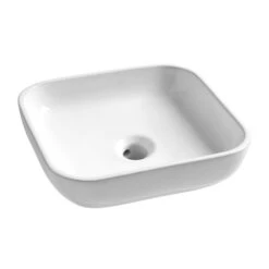 Tiger Badkamermeubel Studio 60cm Chalet Eik/witte Waskom Met Vierkante Greep -Badkamer Verkoop 123 1396