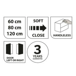 Tiger Kolomkast Karlo Zwart Mat -Badkamer Verkoop 123 1460