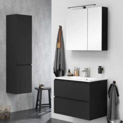 Tiger Kolomkast Karlo Zwart Mat -Badkamer Verkoop 123 1461