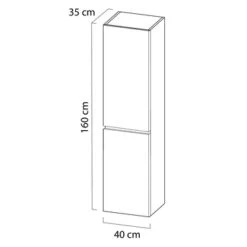 Tiger Kolomkast Karlo Zwart Mat -Badkamer Verkoop 123 1465