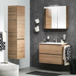 TIGER S-line Spiegelkast 60cm Chalet Eiken 10 TIGER S-line Spiegelkast 60cm Chalet Eiken -Badkamer Verkoop 123 1521