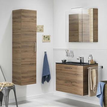 TIGER S-line Spiegelkast 60cm Chalet Eiken 6 TIGER S-line Spiegelkast 60cm Chalet Eiken - Afbeelding 6