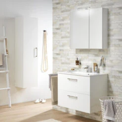 Tiger Spiegelkast S-Line 60cm Sneeuwwit -Badkamer Verkoop 123 1547