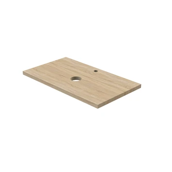 Tiger Karlo Badkamermeubel 80cm Mat Zwart Met Eiken Wasblad En Keramische Waskom 4 Tiger Karlo Badkamermeubel 80cm Mat Zwart Met Eiken Wasblad En Keramische Waskom - Afbeelding 4