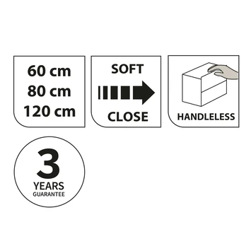 Tiger Karlo Badkamermeubel 80cm Mat Zwart Met Eiken Wasblad En Keramische Waskom 12 Tiger Karlo Badkamermeubel 80cm Mat Zwart Met Eiken Wasblad En Keramische Waskom - Afbeelding 12