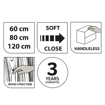 Tiger Reverse Meubelset 120 Cm Met 2 Lades Naturel Eik / Mat Wit Inclusief Oval Wastafel Dubbel Hoogglans Wit 2 Tiger Reverse Meubelset 120 Cm Met 2 Lades Naturel Eik / Mat Wit Inclusief Oval Wastafel Dubbel Hoogglans Wit - Afbeelding 2