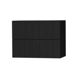 Tiger Maryport Badkamermeubelset 80 Cm Mat Zwart Met Matzwarte Polybeton Wastafel En Matzwarte Grepen -Badkamer Verkoop 123 1745