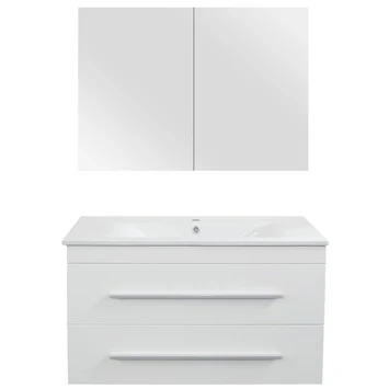 Style Badmeubelset Mat Wit 90 Cm 1 Style Badmeubelset Mat Wit 90 Cm