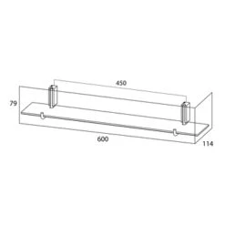 Tiger Planchet Cliqit Donkergrijs RVS -Badkamer Verkoop 123 1973