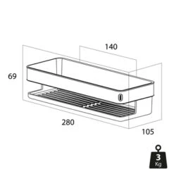 Tiger Douchemand Carv 28 Cm Zwart 15 Tiger Douchemand Carv 28 Cm Zwart -Badkamer Verkoop 123 2014