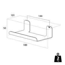 Tiger Planchet Colar Chroom 18 Cm -Badkamer Verkoop 123 2066