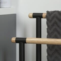 Sealskin Handdoekrek Brix Metaal Zwart -Badkamer Verkoop 123 2072