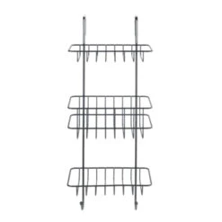 Wenko 3-laags Doucherek Revigo Zwart -Badkamer Verkoop 123 2084