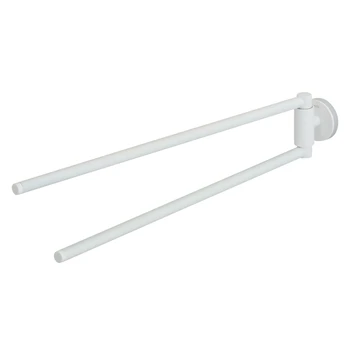 Tiger Handdoekhouder Urban 2-Armig Wit 5 Tiger Handdoekhouder Urban 2-Armig Wit - Afbeelding 5