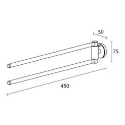 Tiger Handdoekhouder Urban 2-Armig Wit 17 Tiger Handdoekhouder Urban 2-Armig Wit -Badkamer Verkoop 123 2182