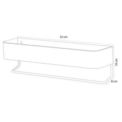 Sealskin Plank- En Handdoekhouder Brix Zwart 23 Sealskin Plank- En Handdoekhouder Brix Zwart -Badkamer Verkoop 123 2252