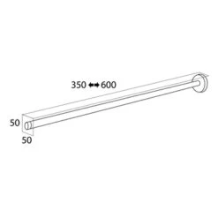 Tiger Telescopisch Handdoekrek Boston RVS -Badkamer Verkoop 123 2278