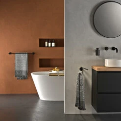 Tiger Handdoekhouder Urban 2-Armig Zwart -Badkamer Verkoop 123 2296