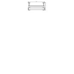 Haceka Handdoekrek Edge Chroom 5 Haceka Handdoekrek Edge Chroom -Badkamer Verkoop 123 2327