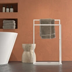 Sealskin Carré Handdoekrek Vrijstaand Wit -Badkamer Verkoop 123 2353