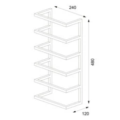 Sealskin Carré Handdoekrek Groot Zwart -Badkamer Verkoop 123 2388