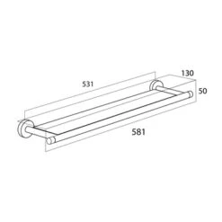 Tiger Planchet Boston Chroom -Badkamer Verkoop 123 2404