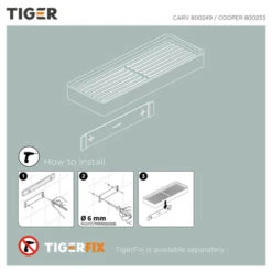 Tiger Planchet Cooper 28 Cm RVS/zwart 12 Tiger Planchet Cooper 28 Cm RVS/zwart -Badkamer Verkoop 123 2443