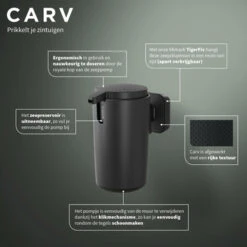 Tiger Zeepdispenser Carv 175 Ml Zwart -Badkamer Verkoop 123 2590