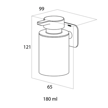 Tiger Zeepdispenser Colar Hangend RVS 8 Tiger Zeepdispenser Colar Hangend RVS - Afbeelding 8