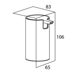 Tiger Zeepdispenser Boston Staand RVS Glans 9 Tiger Zeepdispenser Boston Staand RVS Glans -Badkamer Verkoop 123 2689