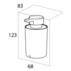 Tiger Zeepdispenser Urban Zwart 7 Tiger Zeepdispenser Urban Zwart -Badkamer Verkoop 123 2721