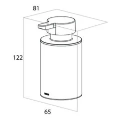 Tiger Zeepdispenser Colar Chroom 9 Tiger Zeepdispenser Colar Chroom -Badkamer Verkoop 123 2762