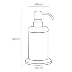 Sealskin Zeepdispenser Acero Zwart -Badkamer Verkoop 123 2780