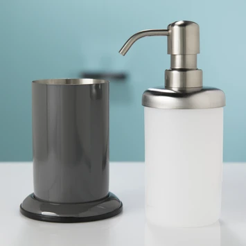 Sealskin Acero Zeepdispenser Grijs 2 Sealskin Acero Zeepdispenser Grijs - Afbeelding 2