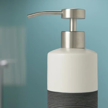 Sealskin Zeepdispenser Doppio Grijs 2 Sealskin Zeepdispenser Doppio Grijs - Afbeelding 2