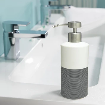 Sealskin Zeepdispenser Doppio Grijs 5 Sealskin Zeepdispenser Doppio Grijs - Afbeelding 5