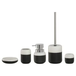 Sealskin Zeepdispenser Sphere Porcelein Zwart -Badkamer Verkoop 123 2836