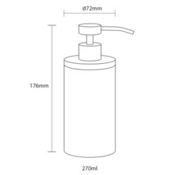 Sealskin Zeepdispenser Grace Zand -Badkamer Verkoop 123 2877