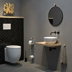 Tiger Spiegel Sem Zwart -Badkamer Verkoop 123 289