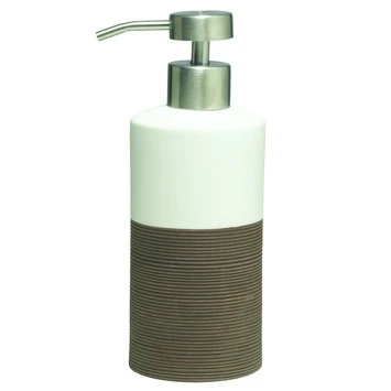 Sealskin Zeepdispenser Doppio Bruin 1 Sealskin Zeepdispenser Doppio Bruin