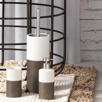 Sealskin Zeepdispenser Doppio Bruin 5 Sealskin Zeepdispenser Doppio Bruin - Afbeelding 5