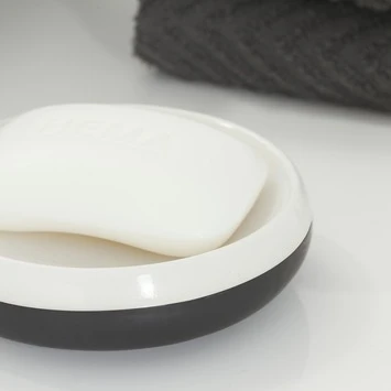 Sealskin Zeepbakje Sphere Zwart 2 Sealskin Zeepbakje Sphere Zwart - Afbeelding 2