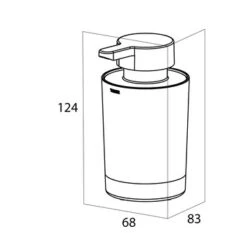 Tiger Vrijstaande Zeepdispenser Tune RVS -Badkamer Verkoop 123 2958