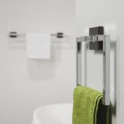 Tiger Zenna Handdoekring Chroom/wenge -Badkamer Verkoop 123 2993